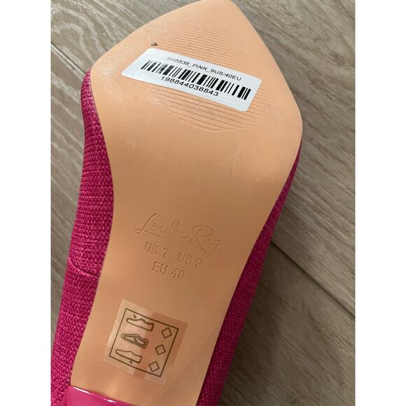 London Rag Women’s Hot Pink Zuzana Pumps Sz 9 - Picture 7 of 8